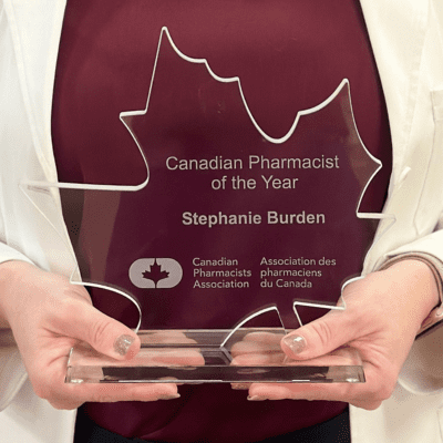 Pharmacist of the Year 2021 award from the Canadian Pharmacists Association